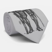 Ritter in der Rüstung Silberne Krawatte (Gerollt)