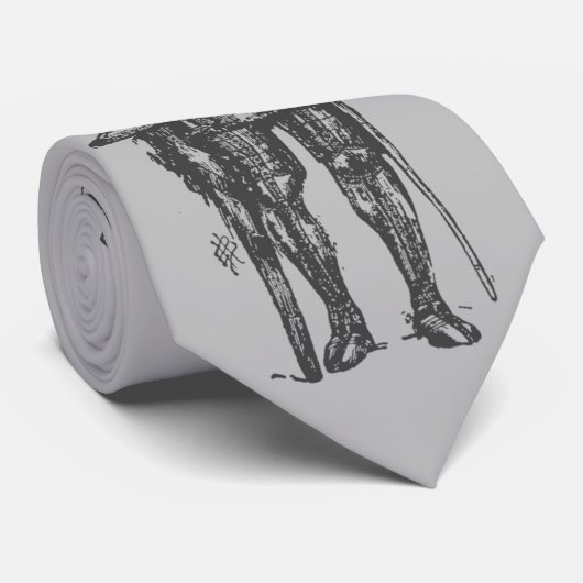 Ritter in der Rüstung Silberne Krawatte (Gerollt)