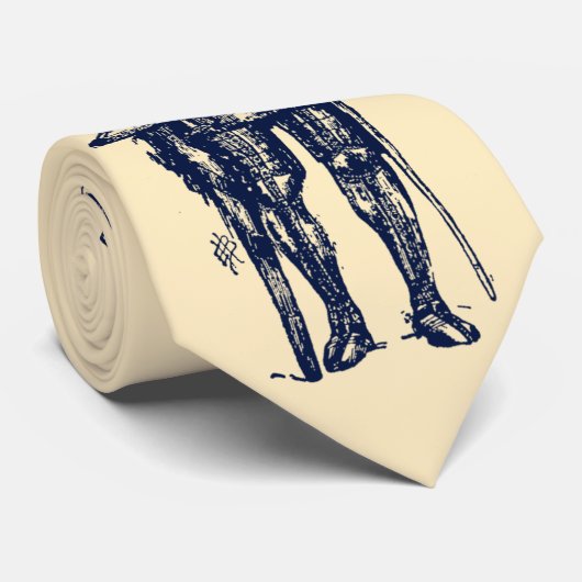 Ritter in der Rüstungscreme-Krawatte Krawatte (Gerollt)