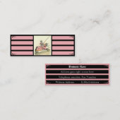 Ritter in glänzender Rüstungs-Visitenkarte Mini Visitenkarte (Vorne/Hinten)