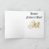 Ritter in leuchtender Rüstung Karte (Innenseite)