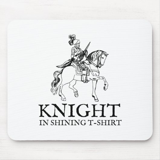 Ritter in leuchtender Rüstungsfeier Halloween Rena Mousepad (Vorne)