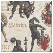 Ritter in Shining Armor aus der Renaissance Deutsc Stoff (Nahaufnahme)