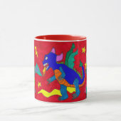 "Ritter in strahlender Rüstung" Bunter Becher Tasse (Zentrum)