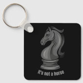 Ritter ist kein Pferdeschachspiel Schlüsselanhänger (Vorderseite)