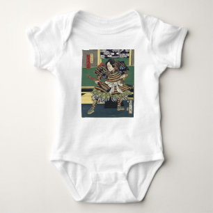 Ritter japanischer ukiyo-e samurai-Krieger Baby Strampler