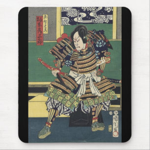 Ritter japanischer ukiyo-e samurai-Krieger Mousepad