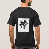 Ritter japanischer ukiyo-e samurai-Krieger T-Shirt (Rückseite)