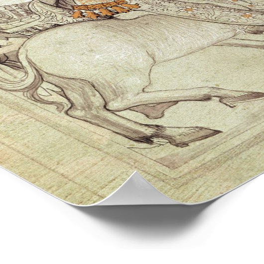 Ritter jouten möglicherweise im Hippodrom Poster (Ecke)