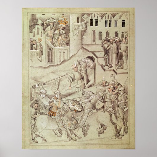 Ritter jouten möglicherweise im Hippodrom Poster (Vorne)