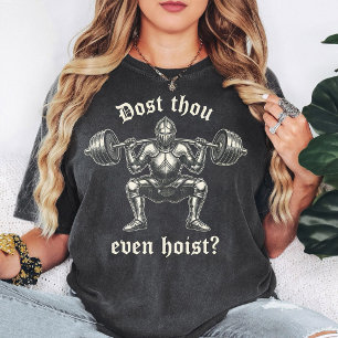 Ritter kauerndes Langhantelheben "Kennst du sogar T-Shirt