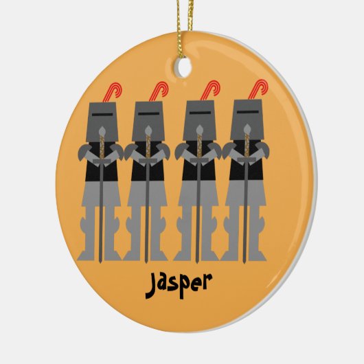 Ritter Keramik Ornament (Links)