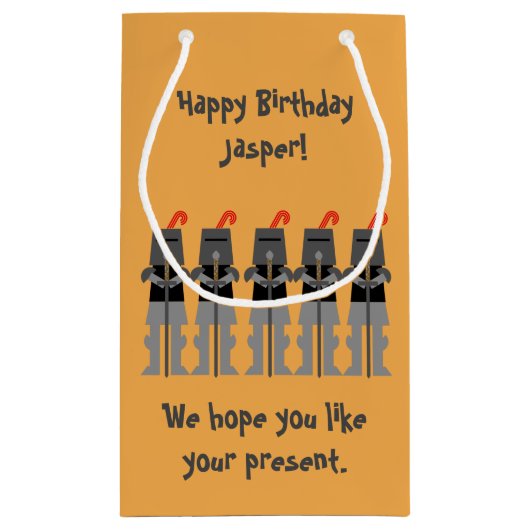 Ritter Kleine Geschenktüte (Rückseite)