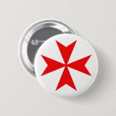 Ritter-Kreuz-Religionssymbol Maltas templar Button (Vorne & Hinten)