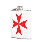 Ritter-Kreuz-Religionssymbol Maltas templar Flachmann (Links)