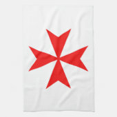 Ritter-Kreuz-Religionssymbol Maltas templar Küchentuch (Vertikal)
