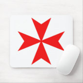 Ritter-Kreuz-Religionssymbol Maltas templar Mousepad (Mit Mouse)