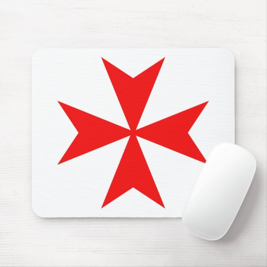 Ritter-Kreuz-Religionssymbol Maltas templar Mousepad (Mit Mouse)