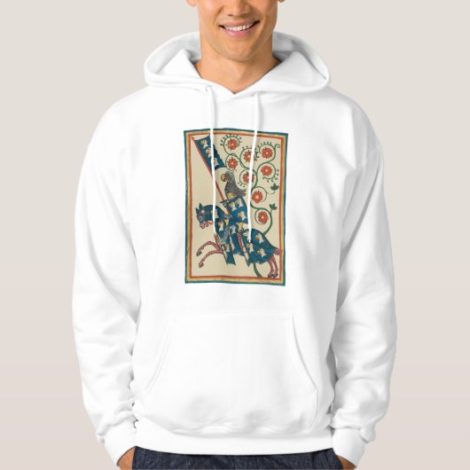 Ritter mit Adler Heraldry, Mittelalter des 14. Jah Hoodie (Vorderseite)