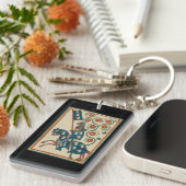 Ritter mit Adler Heraldry, Mittelalter des 14. Jah Schlüsselanhänger (Vorderseite rechts)