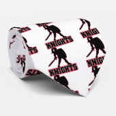 Ritter mit Klinge und Schild Krawatte (Gerollt)