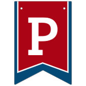 Ritter Mittelalter Glückwunsch Geburtstag 8. Roter Wimpelkette (Dritte Fahne)