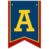 Ritter mittelalterliches Glück Geburtstag 10. bunt Wimpelkette (Zweite Fahne)