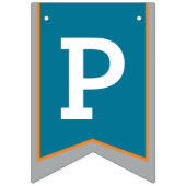 Ritter mittelalterliches Glück Geburtstag 10. Grau Wimpelkette (Dritte Fahne)