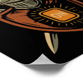 Ritter-Modus Ein Lustiges Mittelalterliches Schwer Poster (Ecke)