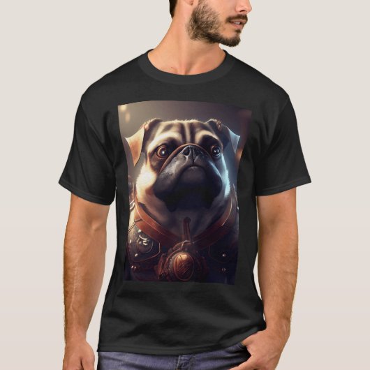 Ritter: Mops T-Shirt (Vorderseite)