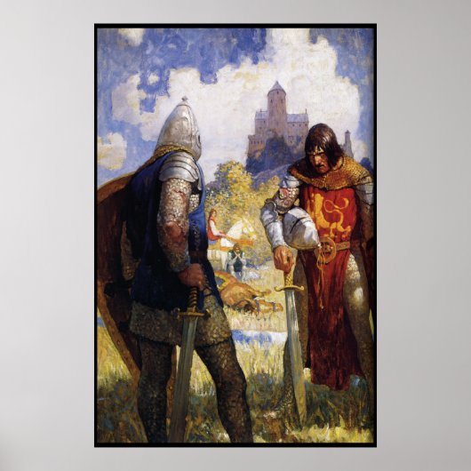 Ritter nach der Schlacht Poster VON 8,99 (Vorne)