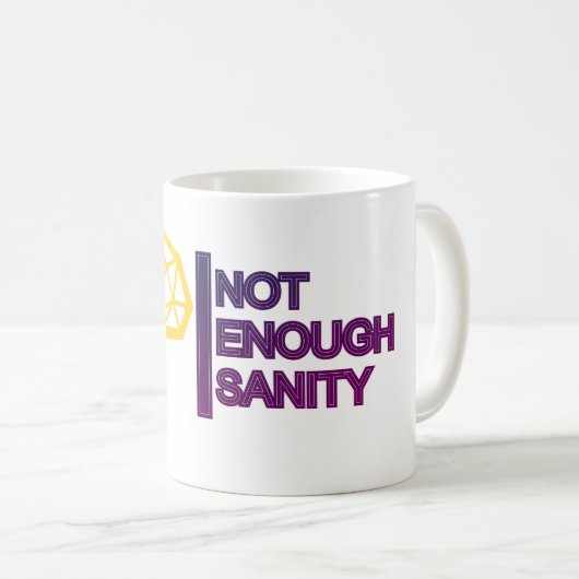 Ritter - nicht genug Sanität Kaffeetasse (VorderseiteRechts)