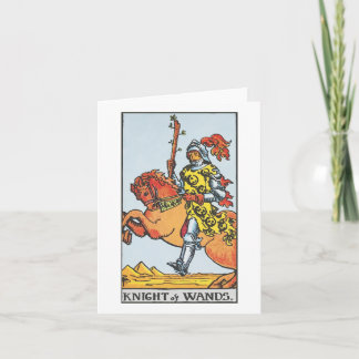 Ritter of wands - Rider Waite Smith Tarot Karte