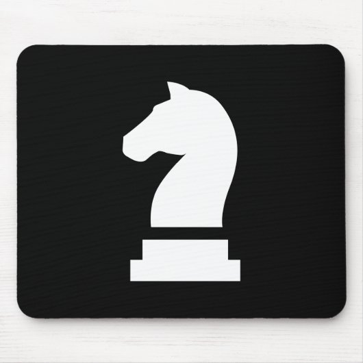 Ritter-Piktogramm Mousepad (Vorne)