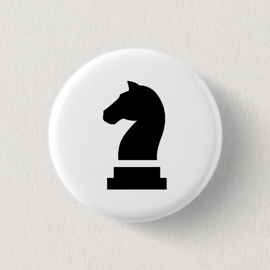 'Ritter'-Piktogramm-Schaltfläche Button (Vorderseite)