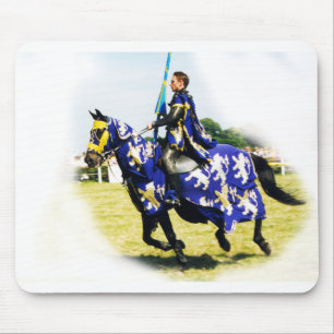 Ritter reiten mousepad