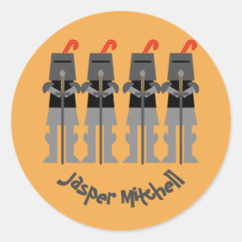 Ritter Runder Aufkleber