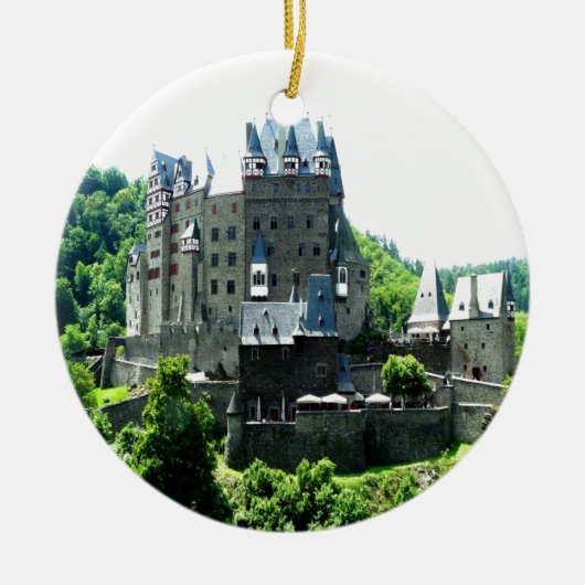 Ritter-Schloss Eltz wierschem Gott-Friedensfreude Keramikornament (Vorne)