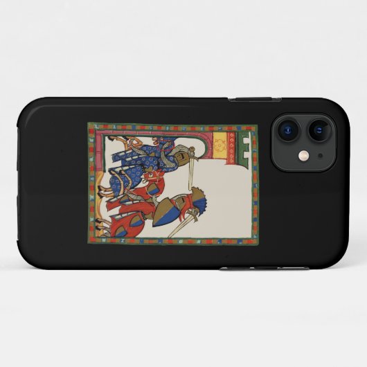 Ritter stürmen Burg, 14. Jahrhundert Case-Mate iPhone Hülle (Rückseite (Horizontal))