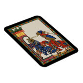 Ritter stürmen Burg, 14. Jahrhundert Magnet (Rechte Seite)