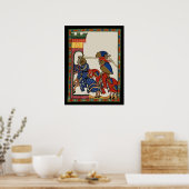 Ritter stürmen Burg, 14. Jahrhundert Poster (Küche)