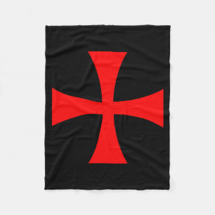 Ritter Tempelritter Kreuz Katholisch Christlicher Fleecedecke