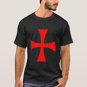 Ritter Tempelritter Kreuz Katholischer Christliche T-Shirt
