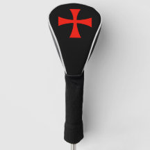 Ritter Tempelritter Kreuz Patriotisches Golfkopfsc