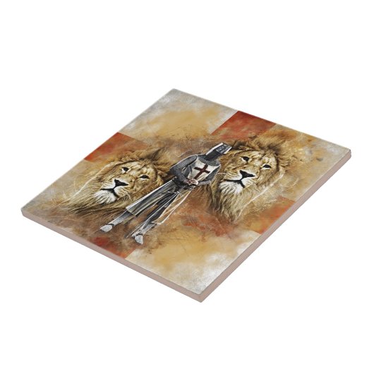 Ritter Templar 001 Fliese (Seite)