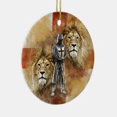Ritter Templar 001 Keramik Ornament (Rechts)