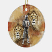 Ritter Templar 001 Keramik Ornament (Links)