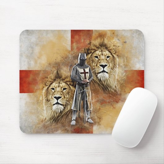 Ritter Templar 001 Mousepad (Mit Mouse)