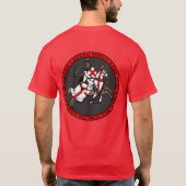 Ritter Templar aufladenSiegel-Shirt T-Shirt (Rückseite)
