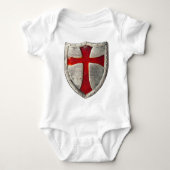 Ritter Templar Baby Strampler (Vorderseite)